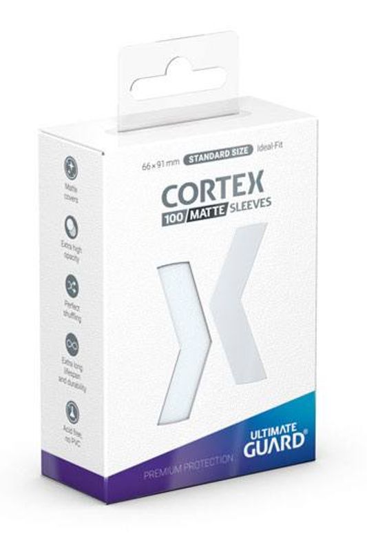 UG Cortex Sleeves Matte Standard Size (100) - White